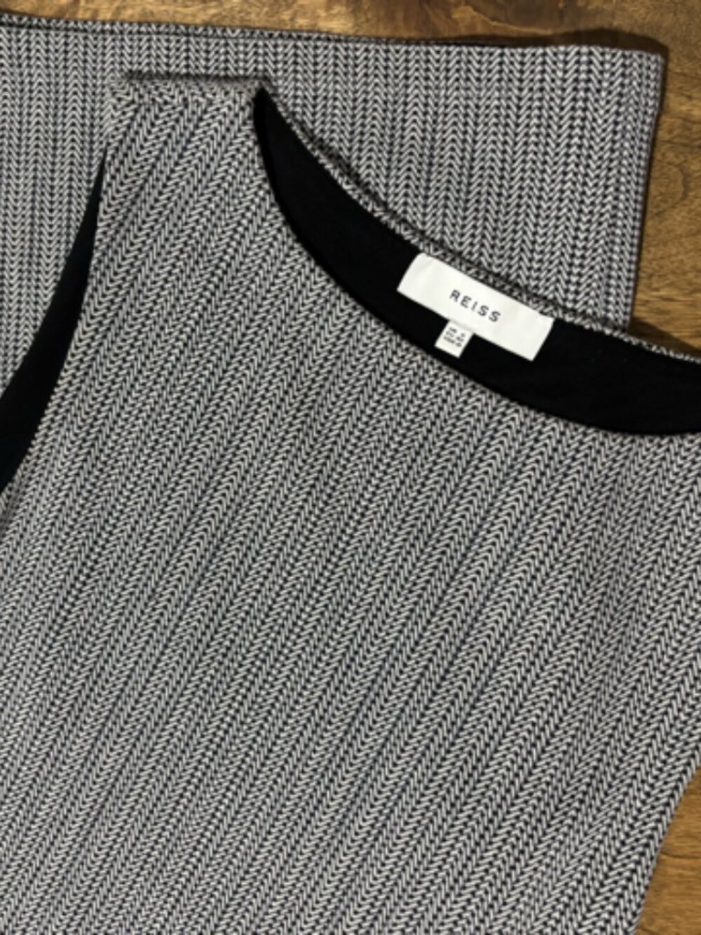 Reiss B&W Knit Dress- XS